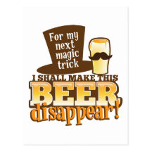 Para mi TRUCO MÁGICO siguiente haré esta cerveza S Tarjeta Postal