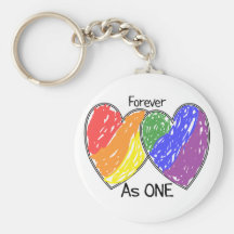 Para siempre como UNO Llavero Personalizado