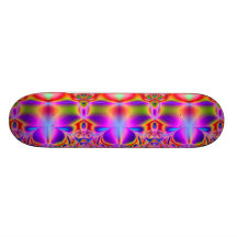 Para siempre fractal del color tabla de skate