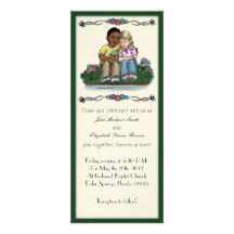Para siempre invitación del boda del amor