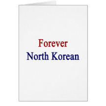 Para siempre North Korean Felicitacion