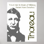 Para soñar del poster de Thoreau de la locura