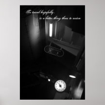 Para viajar esperanzadamente impresión del poster 