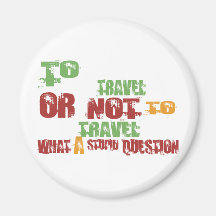 Para viajar imán para frigorifico