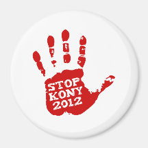 Parada 2012 de Kony Handprint José Kony Iman De Frigorífico