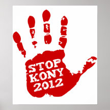 Parada 2012 de Kony Handprint José Kony Impresiones