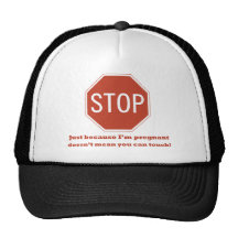 Parada - apenas porque estoy embarazada gorros bordados