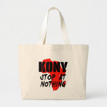 Parada de Kony en nada Bolsas De Mano