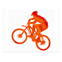 Parada del salto de la bici tarjeta postal