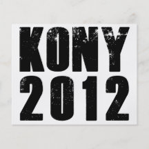Parada José Kony de Kony 2012 Tarjetas Publicitarias