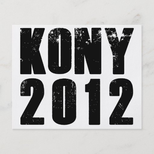 Parada José Kony de Kony 2012 Tarjetas Publicitarias