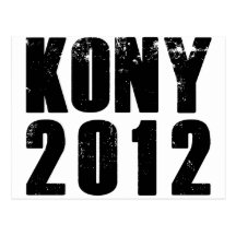 Parada José Kony de Kony 2012 Tarjeta Postal
