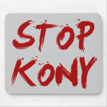 Parada José sangriento rojo Kony de Kony 2012 Tapete De Ratón