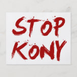 Parada José sangriento rojo Kony de Kony 2012 Flyer Personalizado