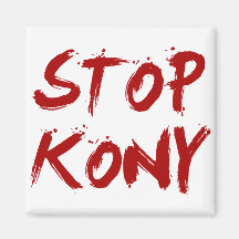 Parada José sangriento rojo Kony de Kony 2012 Imán De Frigorifico
