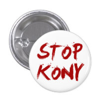 Parada José sangriento rojo Kony de Kony 2012 Pins