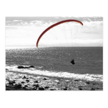 Paragliding por la postal del océano