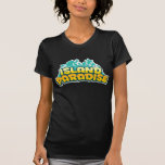 Paraíso de la isla - camiseta oscura para mujer