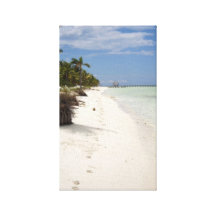 Paraíso del Caribe de la playa Impresion En Lona