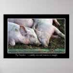 Paraíso del cerdo impresiones