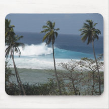 paraíso que practica surf alfombrilla de raton