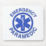 Paramédico de la emergencia médica tapetes de raton