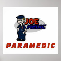 Paramédico del rojo de Joe Poster