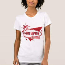 Parapro - los años 60 rojos retros inspiraron la m camisetas