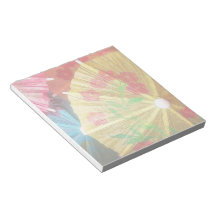 Parasoles bonitos del fiesta libreta para notas