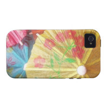 Parasoles bonitos del fiesta Case-Mate iPhone 4 carcasa