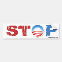 Pare a Obama 2012 Etiqueta De Parachoque