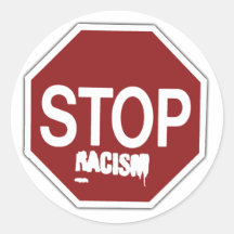 pare al pegatina del racismo