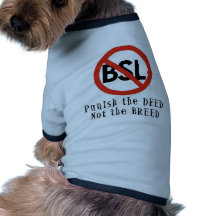 ¡Pare BSL! Ropa Anti-BSL del mascota (grande) Camisa De Mascota
