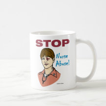 Pare el abuso de la enfermera tazas