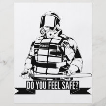 Pare el arte de la brutalidad policial para ocupan flyer personalizado