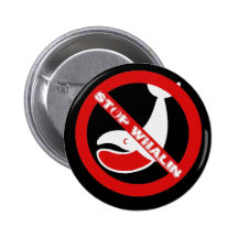 Pare el botón de Whalin (el negro) Pins