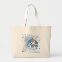 Pare el calentamiento del planeta bolsa de mano
