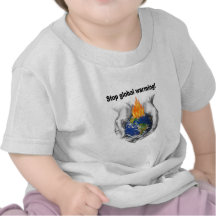 ¡Pare el calentamiento del planeta! Camisetas
