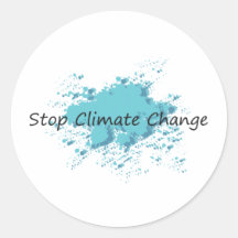 ¡Pare el cambio de clima! Etiqueta