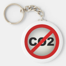 Pare el CO2 Llaveros Personalizados