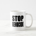 Pare el genocidio. Spead el mensaje Taza
