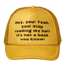 Pare el leer de diseño del gorra