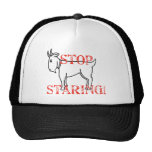 Pare el mirar fijamente gorro