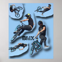 Pare el movimiento BMX, Copyright Karen J Williams Posters