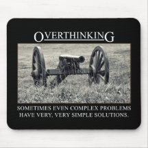 Pare el overthinking de las soluciones a los probl alfombrillas de ratones