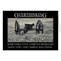 Pare el overthinking de las soluciones a los probl tarjetas
