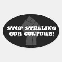 Pare el robar de nuestro pegatina de la cultura