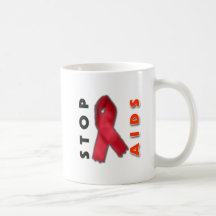 Pare el SIDA (el lado) Taza