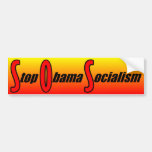 Pare el socialismo de Obama Etiqueta De Parachoque