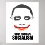 PARE EL SOCIALISMO DE OBAMA POSTER